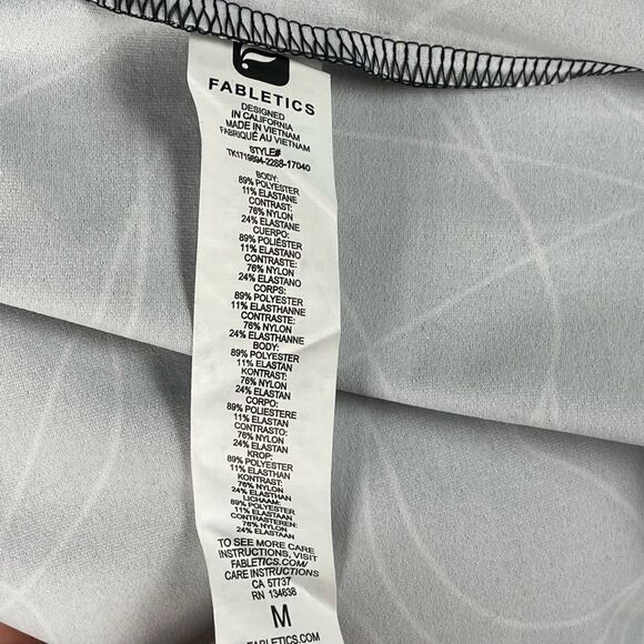 Fabletics Racer Back Mesh Activewear Tank Top - Women’s M - Picture 6 of 6